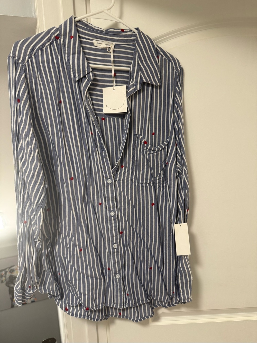 *NEW*Sz 1X*Beachlunchlounge*Kaylee stripe Heart